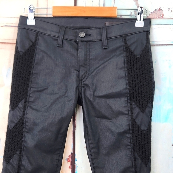 Rag & Bone Raja Shoreditch Skinny Side Embroidered Jeans - Picture 3 of 9